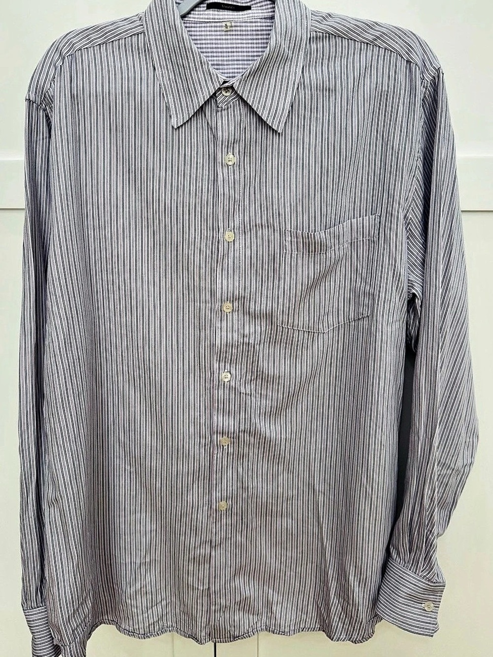 Tahari Men's Striped Dress Shirt Size XL EUC